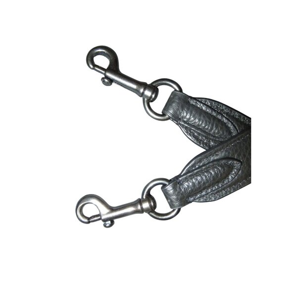 Coach 2023 Morgan Black Pebbled Leather Saddle Bag Crossbody Snakeskin Trim NWOT - Picture 14 of 16